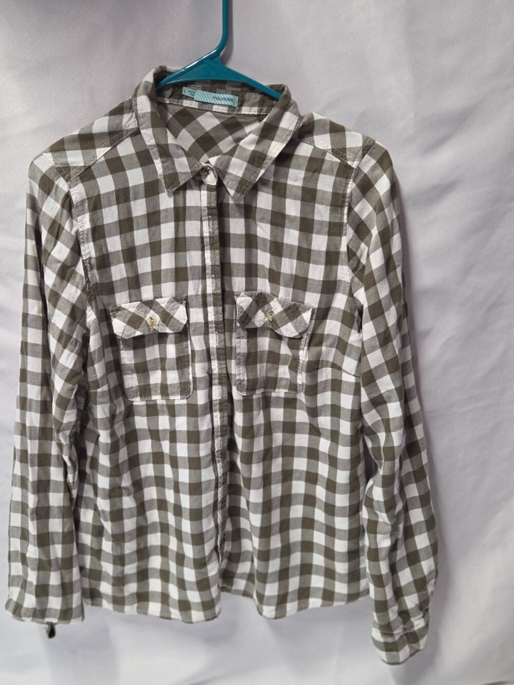 Maurices Buffalo Check Button-Down Shirt – Women's Large